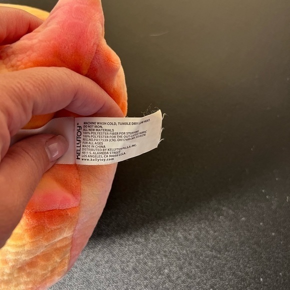 Squishmallows Trinity The Pink T-Rex Dinosaur 8" Plush Textured Tie-dye NWT - Picture 4 of 5